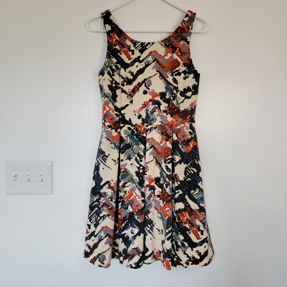 Anthropologie Maeve Capelle Dress Sm Fit & Flare Pockets Sleeveless Knee… - Picture 3 of 11